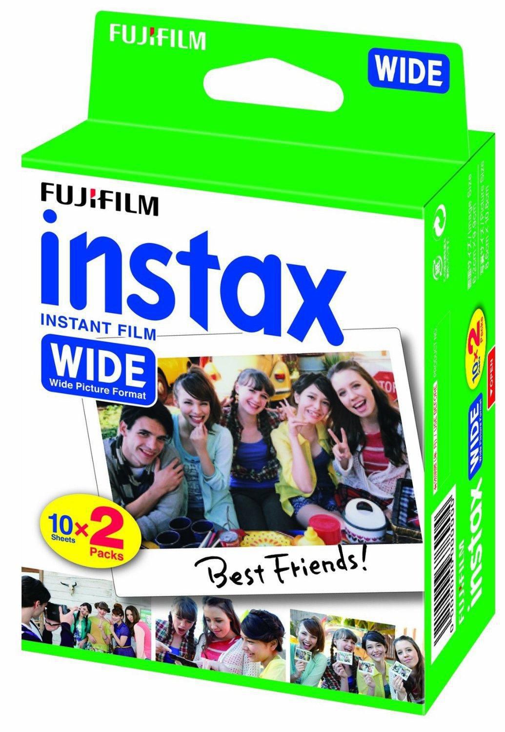 Fujifilm 1x2 Fujifilm Instax Film gloss Instax Wide Film, 20 pc(s) 16385995 - eet01