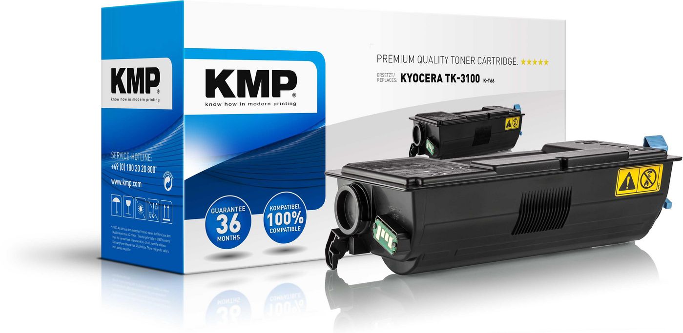 KMP Printtechnik AG Toner Kyocera TK3100 comp. Es, Black, 1 pc(s) 2894,0000 - eet01