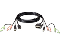 Aten 1.8m USB HDMI to DVI-D KVM Cable 2L-7D02DH - eet01