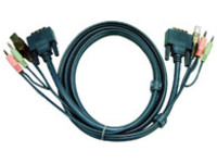Aten DVI Cable 1.8m DVI-D USB KVM Cable 1,8m, 1.8  2L-7D02U - eet01
