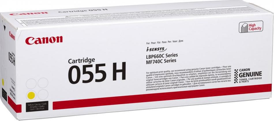 Canon Cartridge 055 H Y 055H, 5900 pages, Yellow, 1 3017C002 - eet01