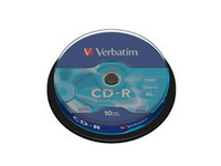 Verbatim CD-R 52X Extra Protect. 700MB 10 Pack 43437 - eet01