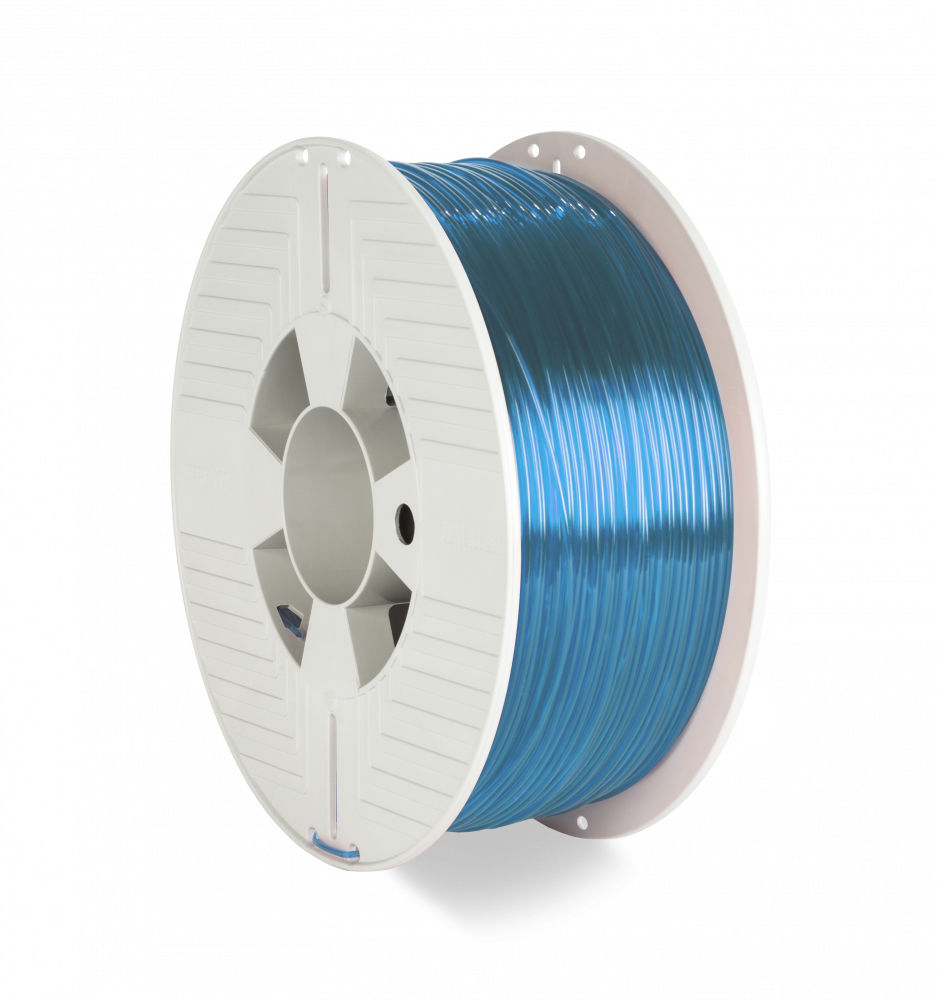 Verbatim 3D PRINTER FILAMENT PET-G  1.75MM 1KG BLUE TRANSPARENT  55056 - eet01