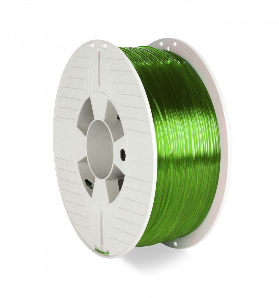 Verbatim 3D PRINTER FILAMENT PET-G  1.75MM 1KG GREEN TRANSPARENT  55057 - eet01