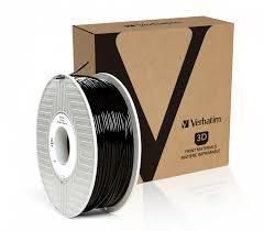 Verbatim PLA 3D Filament, Black 2,85mm Diameter, 1kg Reel 55327 - eet01