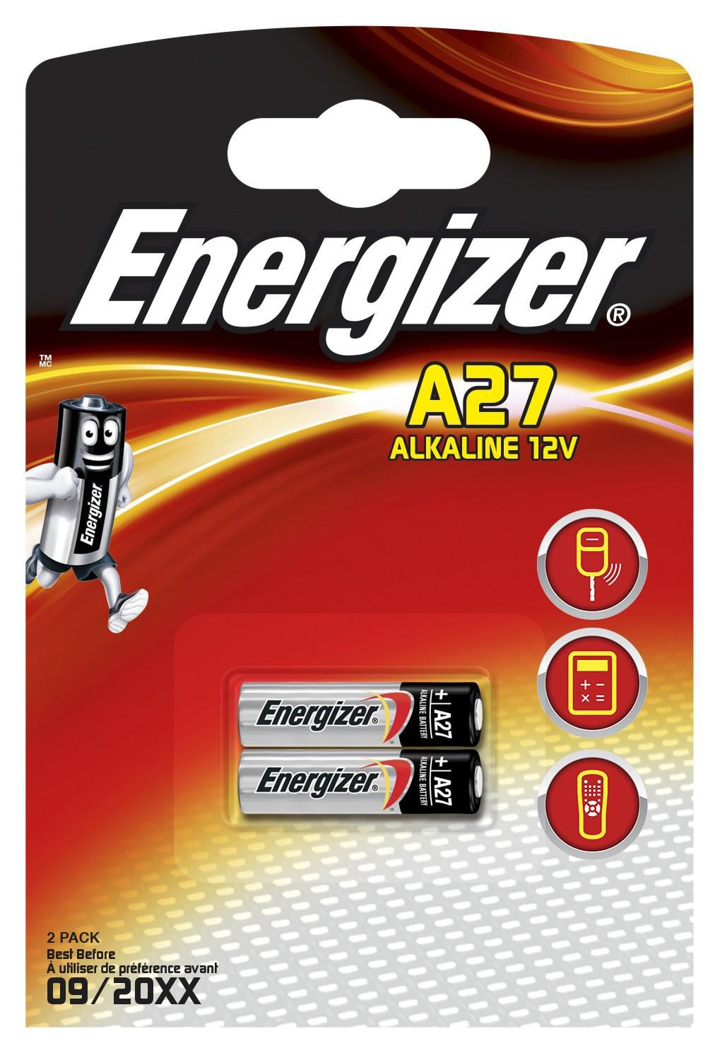 Energizer ALKALINE A27 2PK EN-639333, Single-use  639333 - eet01