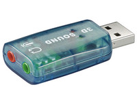 MicroConnect USB - Soundcard 2.0 Win2000, XP, Vista, Win 7. 68878 - eet01