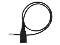 Jabra QD cord, straight, mod plug 0.5m - 4P plug: m-,r,r,m+ 8800-00-01 - eet01