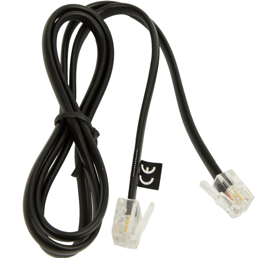 Jabra DEALER BOARD CABLE 8800-00-101, RJ-9 4P4C, RJ-6  8800-00-101 - eet01