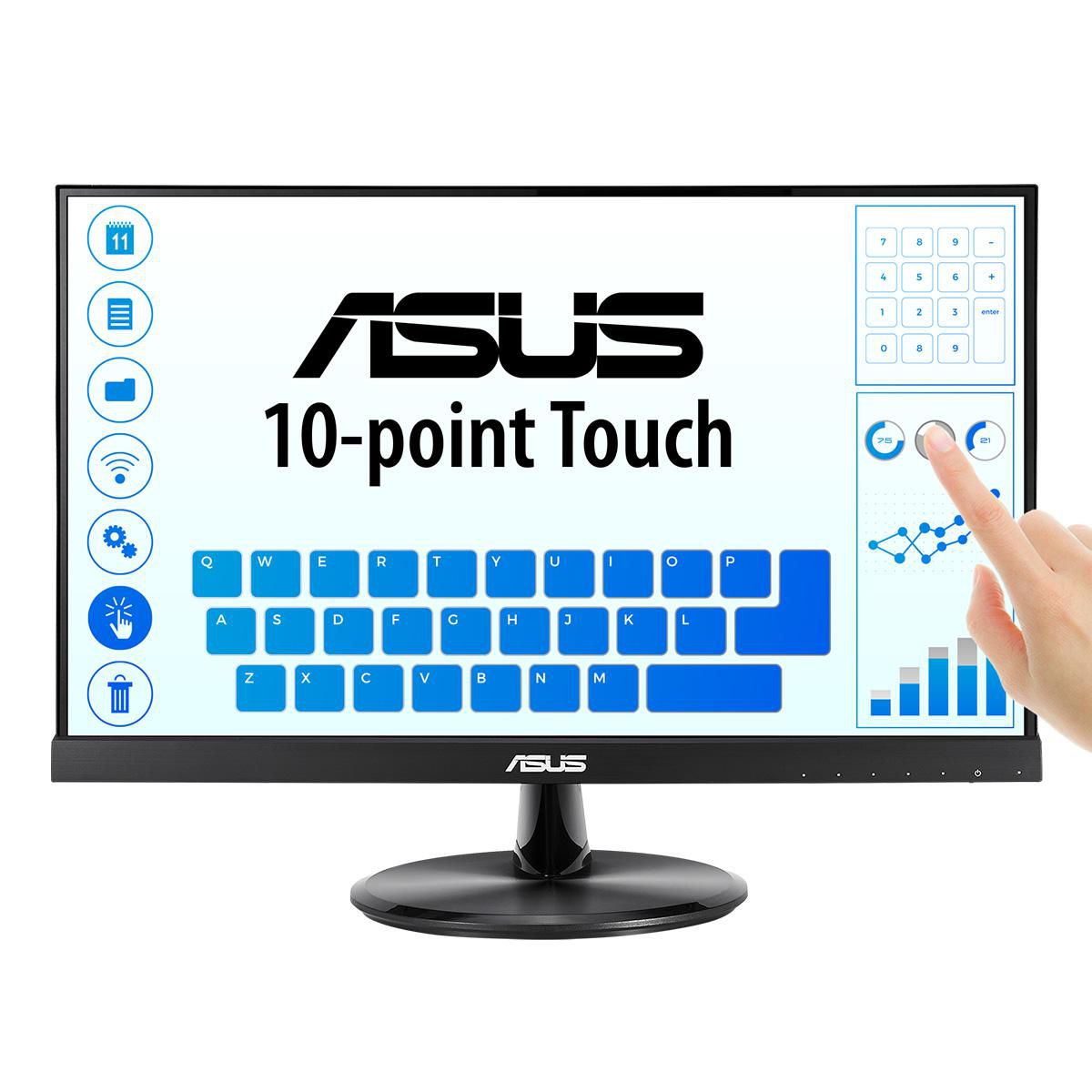Asus VT229H 54.6 cm (21.5") 1920 x  1080 pixels Full HD Black  90LM0490-B01170 - eet01