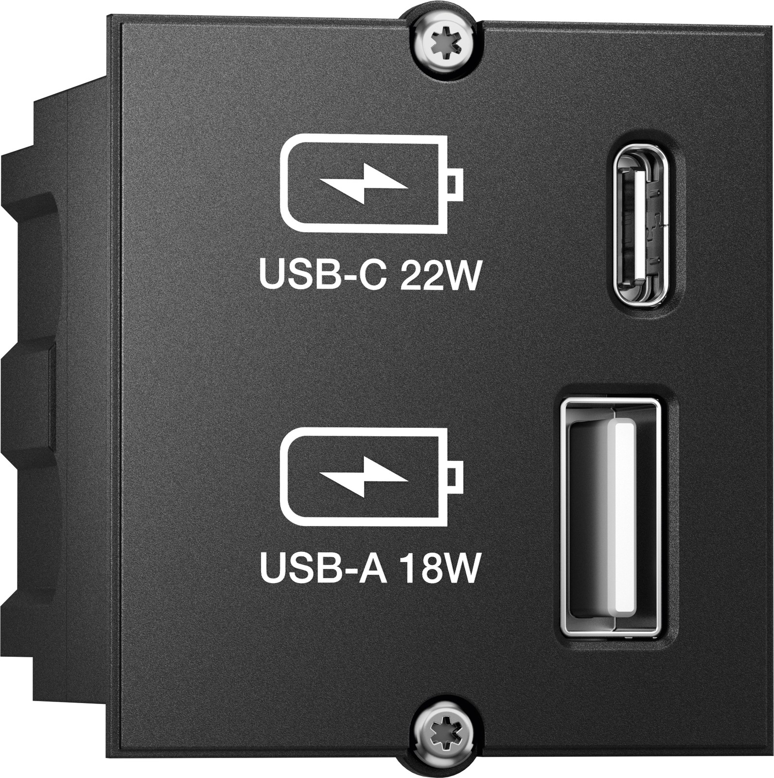 Bachmann USB A&C Charger Custom Module 917.227, USB A + USB C, 0 -  917.227 - eet01