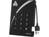Apricorn HDD 500GB Apricorn Padlock Secure USB 3.0 External A25-3PL256-500 - eet01