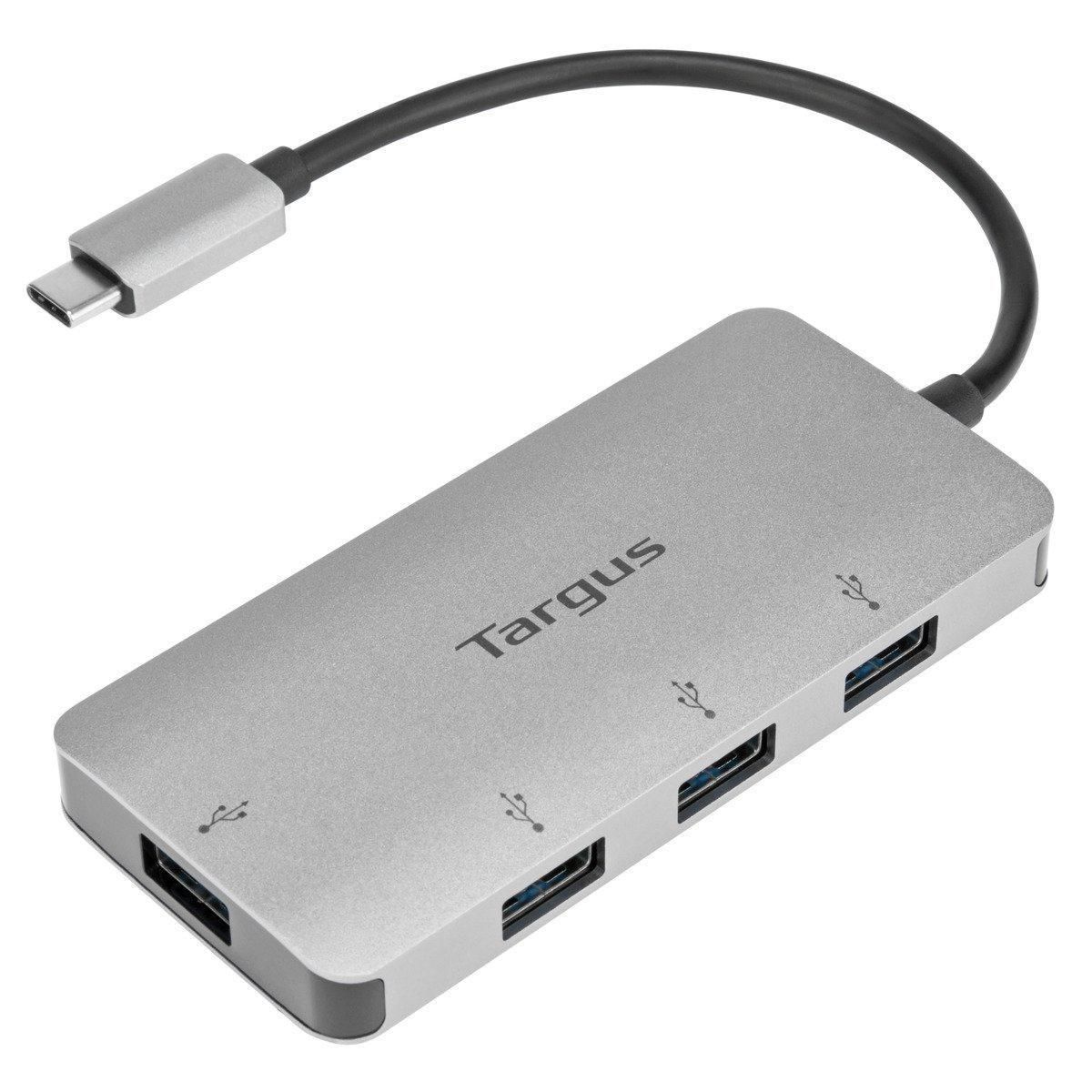 Targus USB-C 4 PORT HUB AL CASE Space Grey ACH226EU - eet01
