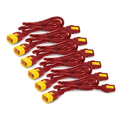 APC AP8706S-WWX340 power cable  Red 1.83 m C13 coupler C14  AP8706S-WWX340 - eet01