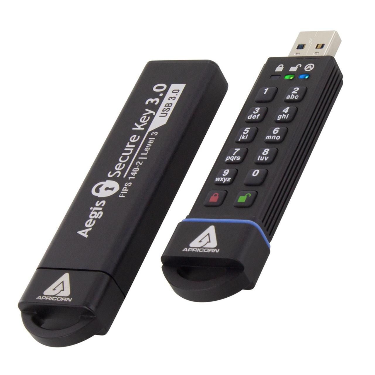 Apricorn Aegis Secure Key USB3 480GB **New Retail** ASK3-480GB - eet01