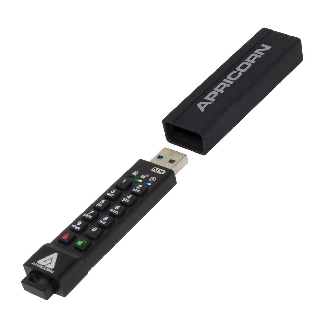 Apricorn ASK3 USB flash drive 8 GB USB  Type-A 3.2 Gen 1 (3.1 Gen 1)  ASK3-NX-8GB - eet01