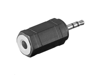 MicroConnect Adapter 2.5mm - 3.5mm M-F Stereo AUDASM - eet01