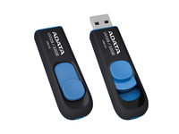 ADATA 128GB USB 3.2 Gen1 UV128 Black/Blue AUV128-128G-RBE - eet01