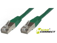 B-FTP5075G MicroConnect FTP CAT5E 7.5M GREEN PVC 4x2xAWG 26 CCA - eet01
