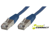 B-FTP605B MicroConnect FTP CAT6 5M BLUE PVC 4x2xAWG 26 CCA - eet01