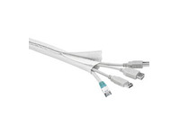 CABLESOCK3 MicroConnect Cablesock W/hook and loop 1,8m Tube dimameter: 2-4cm White - eet01