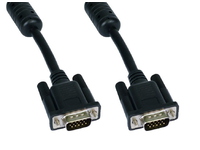 Cables Direct 1M Black SVGA Male - Male 1m SVGA, 1 m, VGA (D-Sub),  CDEX-701K - eet01