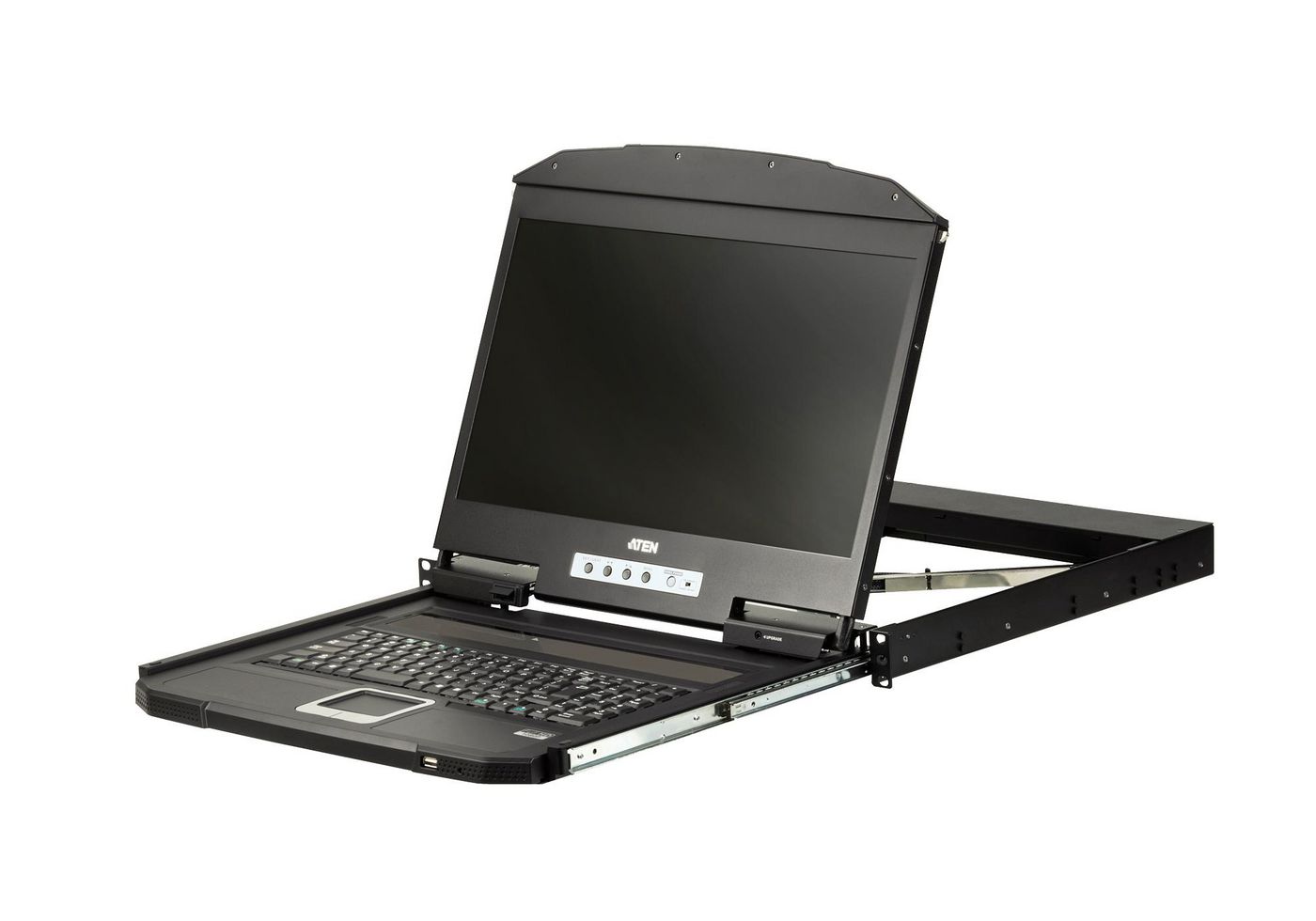 Aten 1U Ultra Short Depth 18.5"  USB HDMI LCD Console, 1920 x  CL3700NW-ATA-EE - eet01