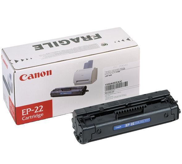 Canon Toner Black EP-22, 2500 pages, Black, 1  EP-22 - eet01
