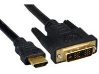 HDM191812 MicroConnect HDMI 19 - DVI-D 18+1 2m M-M 1080p - eet01