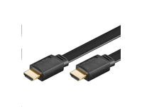 MicroConnect HDMI 19 - 19 3m M-M GOLD Flat cable HDM19193V1.4FLAT - eet01