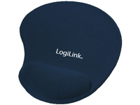 LogiLink Mousepad with GEL wrist rest 3mm natural rubber, blue ID0027B - eet01