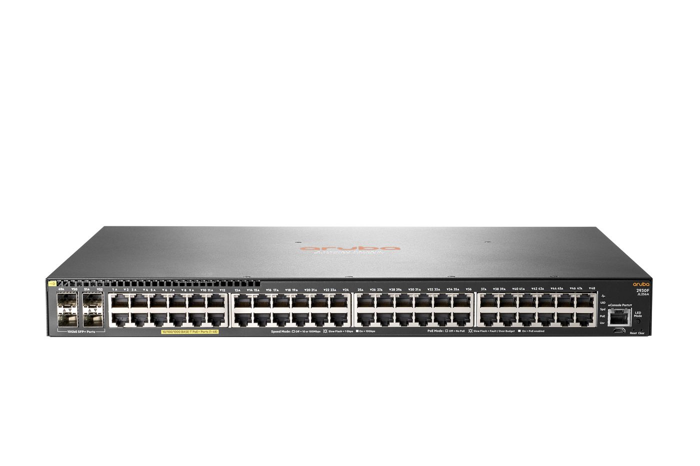 HP ARUBA 2930F 48G POE+ 4SFP  **Refurbished** SWITCH Aruba  JL256A-RFB - eet01