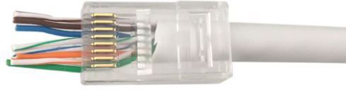 MicroConnect Modular EZ Plug RJ45 8P8C CAT6 Unshielded, 50pcs in one bag KON505-50EZ - eet01