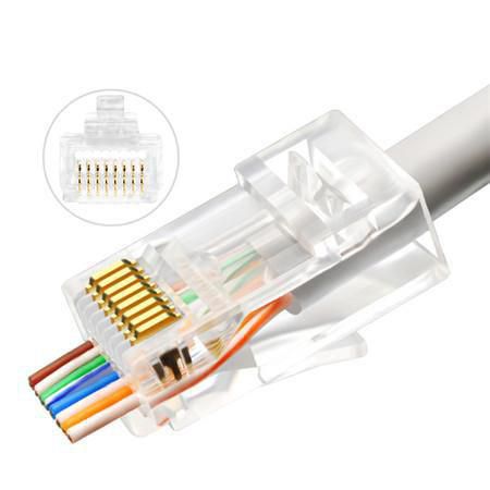 Lanview RJ45 UTP plug Cat6A for  AWG23-24 stranded/solid  LVN125306 - eet01
