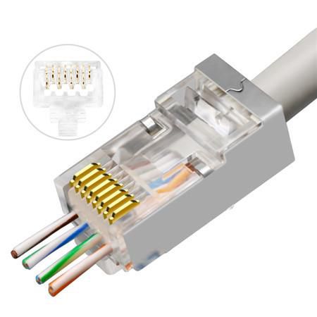 Lanview RJ45 STP plug Cat6 for  AWG23-24 stranded/solid  LVN125310 - eet01