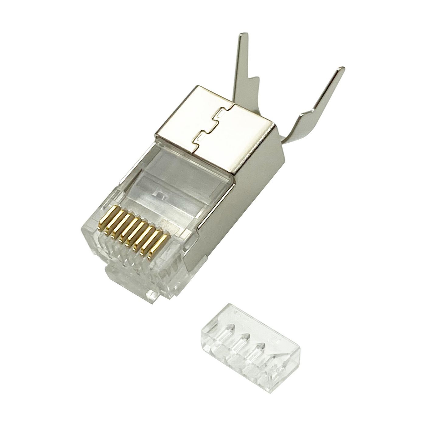 Lanview RJ45 STP plug Cat6a for  AWG22-23 solid/stranded  LVN125415 - eet01