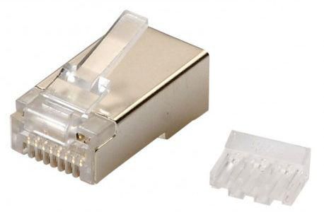 Lanview RJ45 FTP plug Cat6 for AWG  24-26 solid/stranded  LVN125419 - eet01