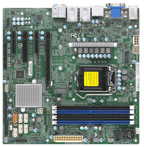 Supermicro Supermicro X12SCQ Intel Q470E  LGA 1200 (Socket H5) micro  MBD-X12SCQ-O - eet01