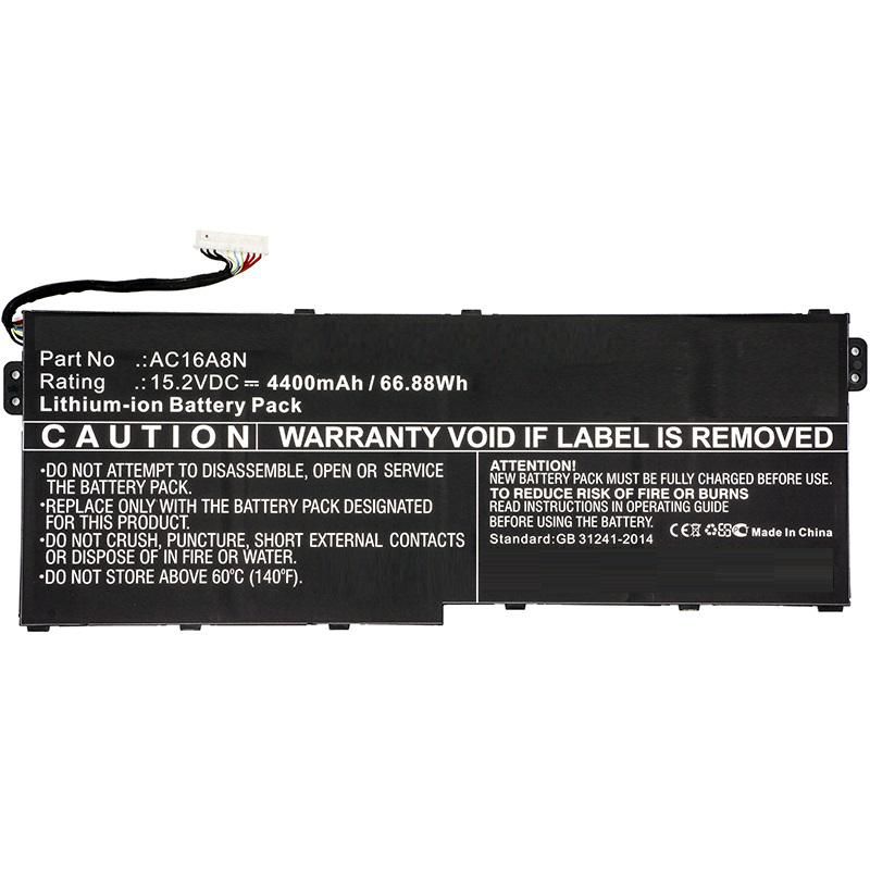 CoreParts Laptop Battery for Acer 67Wh Li-ion 15.2V 4400mAh MBXAC-BA0071 - eet01