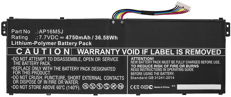 CoreParts Laptop Battery for Acer 36.6Wh Li-ion 7.7V 4.45Ah MBXAC-BA0087 - eet01