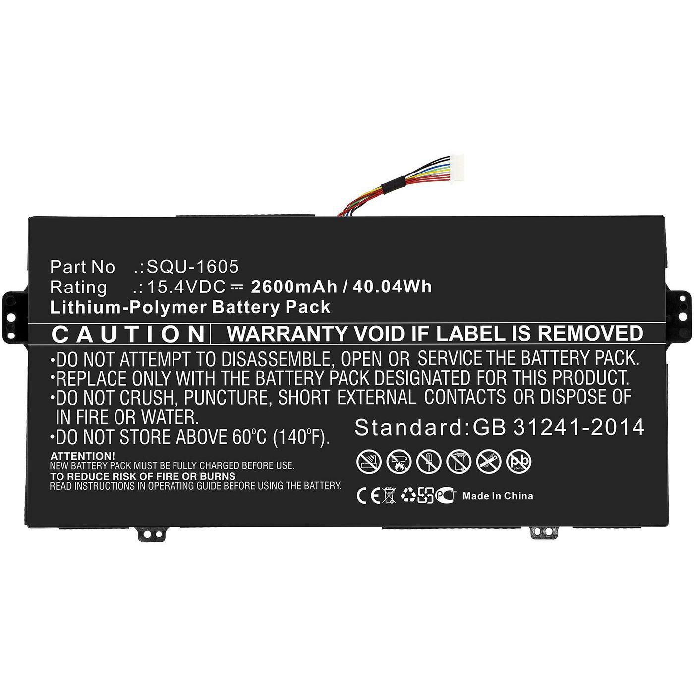 CoreParts Laptop Battery for Acer 40.04Wh Li-ion 15.4V 2600mAh  MBXAC-BA0097 - eet01