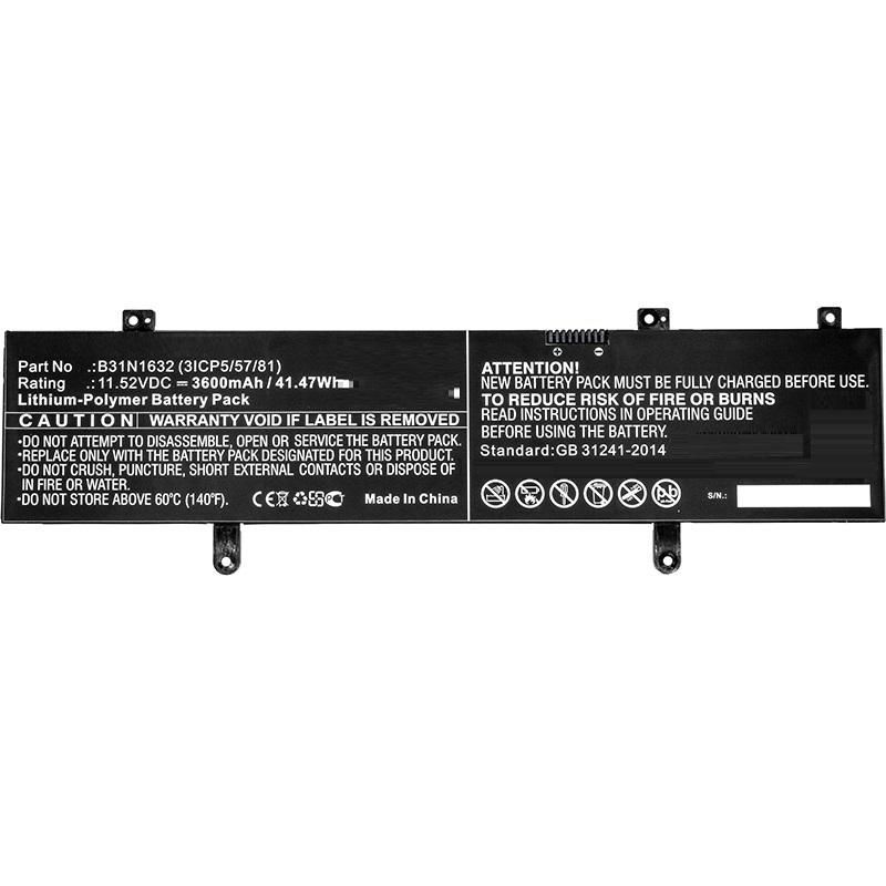 CoreParts Laptop Battery for Asus 32.3Wh Li-Pol 11.52V 2800mAh  MBXAS-BA0081 - eet01
