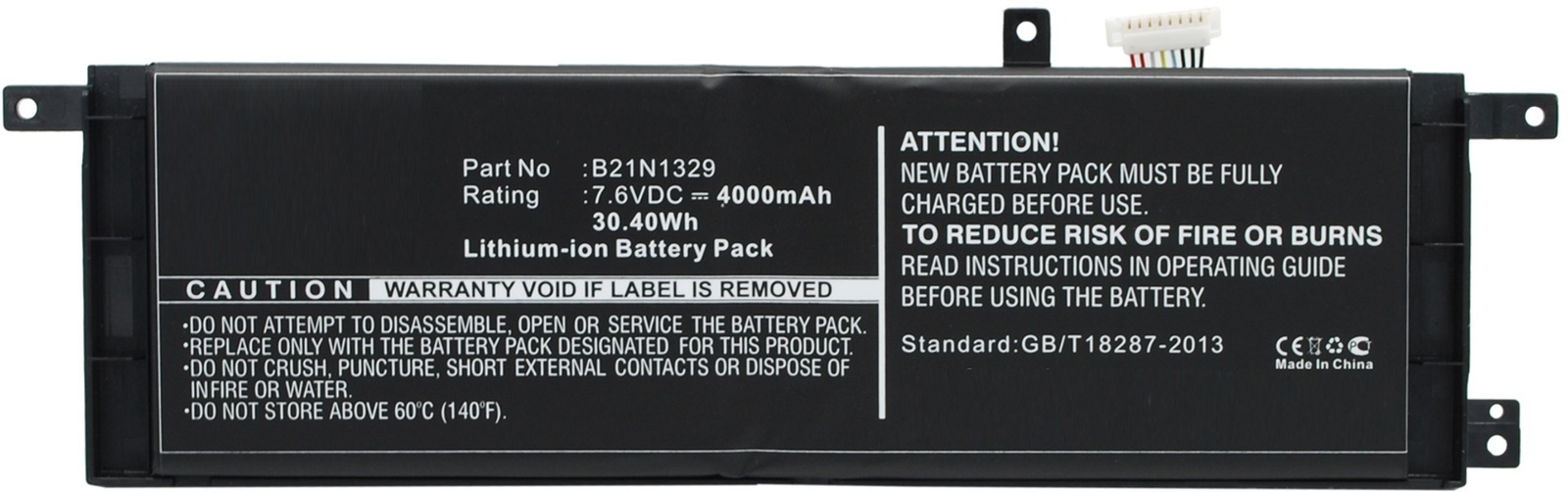 CoreParts Laptop Battery for Asus 30Wh Li-ion 7.6V 4000mAh MBXAS-BA0134 - eet01