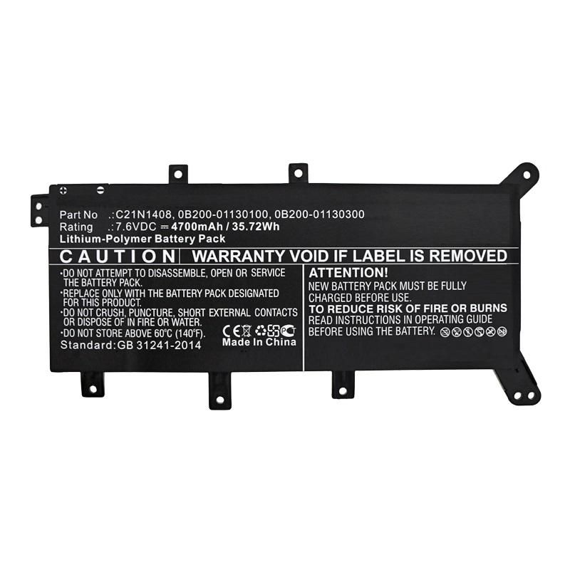 CoreParts Laptop Battery for Asus 31Wh Li-Polymer 7.6V 4100mAh  MBXAS-BA0238 - eet01