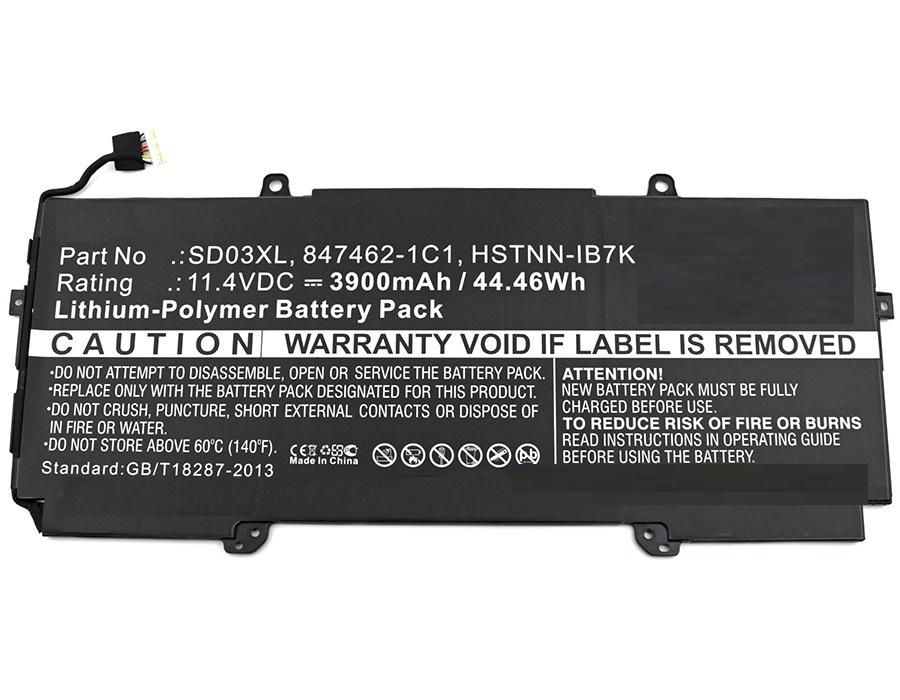 CoreParts Laptop Battery for HP 44.46Wh  11.4V 3900mAh 44Wh Li-Pol  MBXHP-BA0100 - eet01