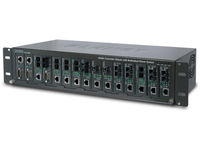 Planet 15-slot 19" Media Converter Chassis with Redundant Power MC-1500R - eet01