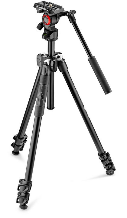 Manfrotto 290 light Kit with Fluid Video Head MK290LTA3-V - eet01