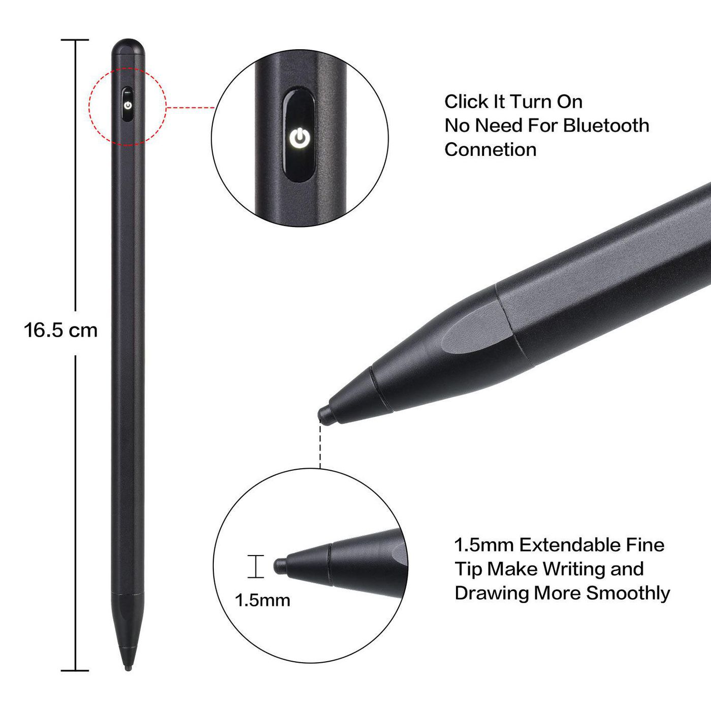 CoreParts Stylus Pen - Universal Active  Pen Active Stylus Pen for  MOBX-ACC-011 - eet01