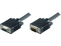 MicroConnect Full HD SVGA HD15 Extension 5m Extension cable, Black MONGH5B - eet01