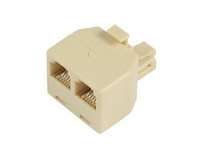 MicroConnect ISDN T-Adapter Y-ADAPTER RJ11 - 2x RJ14 M/F MPK301 - eet01